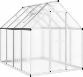 vidaXL Sere cu cadru de bază, argintiu, 224x169x195 cm, aluminiu