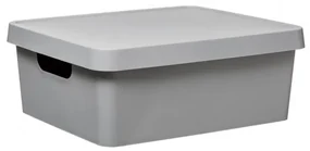 Cutie cu capac Boty, plastic, 11litri, L. 28.2 x D. 37.2 x H. 13.7 cm