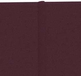 Panouri de perete 12 buc. violet 90x30 cm textil 3,24 m   12, Violet, 90 x 30 cm