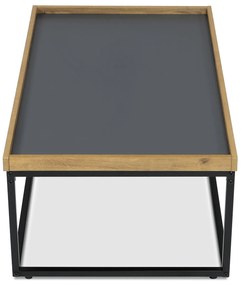 Masă de conferință cu margine și picioareperimetrale, 100 x 60 x 39 cm