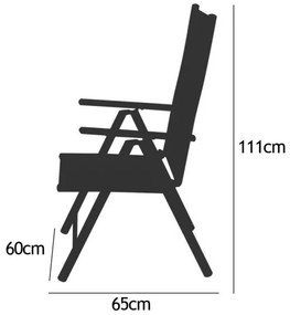 Deuba Ansamblu aluminiu ALU 1 + 6 - Negru