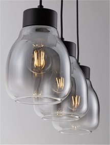 Lustra cu 3 pendule design modern Blaku
