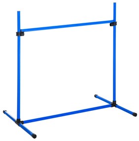 PawHut set din 4 obstacole pentru caini reglabile pe inaltime, 99x71x95, albastru