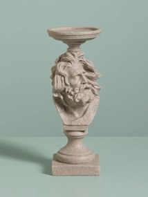 Suport lumanare din polirasină, „Antique Head”