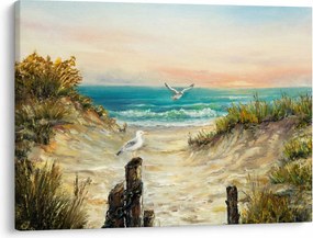 Tablou - Plaja cu nisip (70x50 cm)