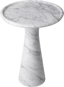 Masuta auxiliara design LUX din marmura Pompano low 113749 HZ