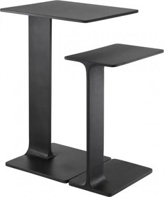 Set de 2 masute laterale design modern Smart, negru 114235 HZ