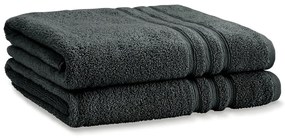 Prosoape gri-închis 2 buc. din bumbac din frotir 90x140 cm Zero Twist – Catherine Lansfield