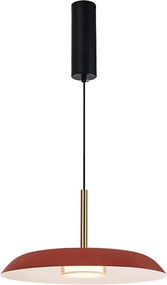 Lustră LED pe cablu NUDO LED/11W/230V 3000/4000/6000K roșie