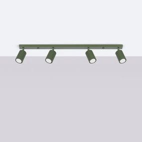 Spot Sollux SL.1622 KARBON 4xGU10/10W/230V verde