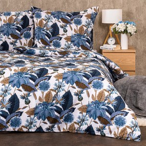 Lenjerie de pat 4Home Blooming flanelă, 220 x 200 cm, 2 buc. 70 x 90 cm, 220 x 200 cm, 2 buc. 70 x 90 cm