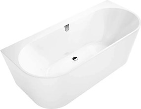 Cada freestanding Villeroy&Boch Oberon 2.0 180x80 cm alb alpin lipita de perete, BTW