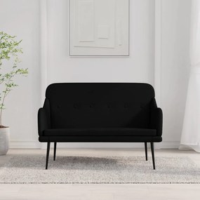 351485 vidaXL Bancă, negru, 110x76x80 cm, textil