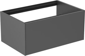 Dulap baza suspendat Ideal Standard Atelier Conca antracit mat 1 sertar 80 cm