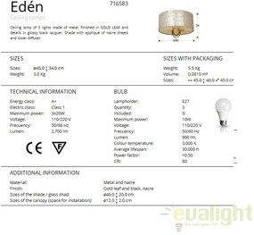 Plafoniera LED eleganta design clasic diam. 40cm EDEN SV-716583