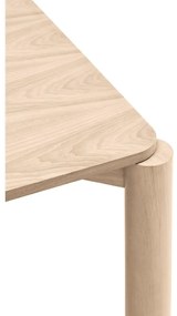 Masă de dining extensibilă în decor frasin 160x100 cm Atlas - Teulat