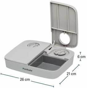 PetSafe® Hrănitoare automată cu 2 mese pentru animale de companie