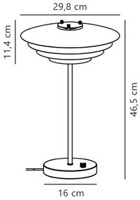 Lampă de masă Nordlux BRETAGNE 1xG9/25W/230V alb