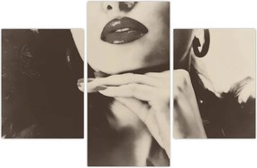 Tablou - Vintage, poza unei femei (90x60 cm)