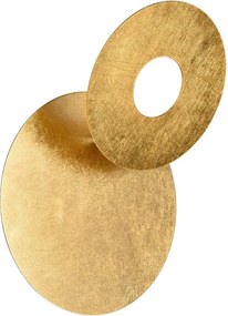 Aplică de perete aurie LED Leano – Trio