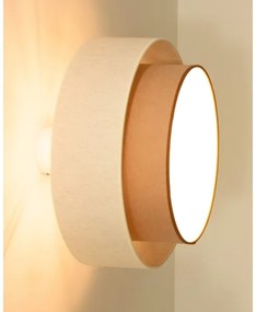 Lustră aplicată NATIA 1xE27/60W/230V alb/maro