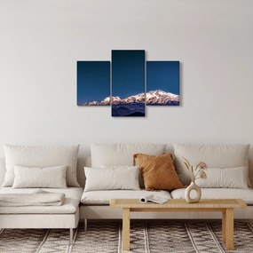 Tablou cu munți și cerul nocturn (90x60 cm)