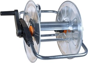 vidaXL Tambur de perete pentru furtun de 50 m 1/2" sau 35 m 3/4", oțel