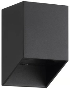 Nordlux - Aplică de perete pentru exterior NIKO 1xGU10/25W/230V IP54 neagră