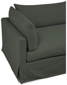 Canapea verde-închis 244 cm Horn – Scandic