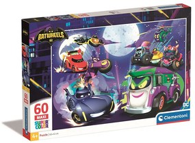 Batman Batwheels Puzzle maxi Clementoni cu 60 de piese