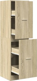 vidaXL Dulap de farmacie, stejar sonoma, 40x41x144,5 cm lemn prelucrat