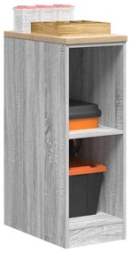 vidaXL Dulap depozitare garaj gri Sonoma 30x51x85 cm