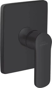 Baterie dus incastrata Invena Siros negru mat 1 functie