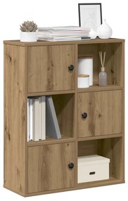 vidaXL Bibliotecă, stejar artizanal, 60x24x76,5 cm, lemn prelucrat