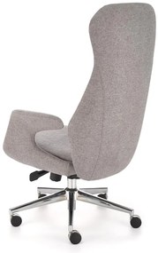 Scaun de birou Kevin stofa gri cenusiu H125 cm