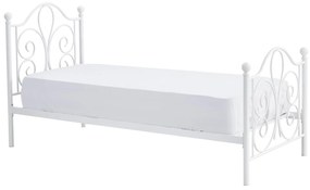 Pat metalic Panama Alb – 90 x 200 cm