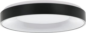 Eglo 55802 - Plafonieră LED reglabilă 4xLED/8,1W/230V Ø 48 cm neagră+telecomandă