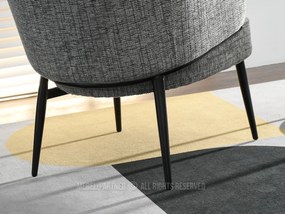 Fotoliu Alfredo (gri + negru). 1109868
