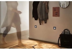 Corp de iluminat cu senzor pentru scări Paulmann 93135 LED/1,2W EDGE 230V negru