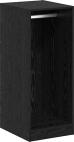 vidaXL Dulap cu raft cu depozitare Stejar Negru 41 x 48 x 102 cm