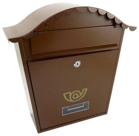 Cutie postala, maro, 36.5x13.5x36.5 cm, Napoleon