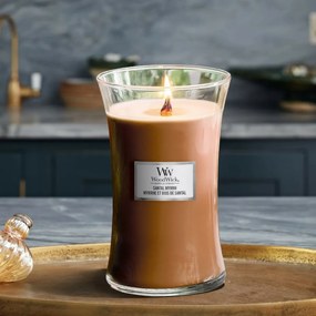 Lumânare parfumată vază mare WoodWick SantalMyrrh, 609 g