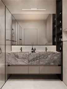 Aplica de perete LED baie IP44 MAREL alba