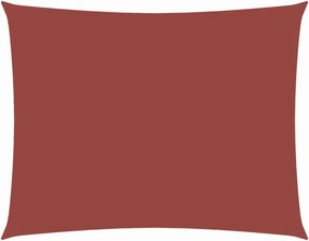 vidaXL Parasolar cărămiziu 2,5x4,5 m țesătură oxford dreptunghiular