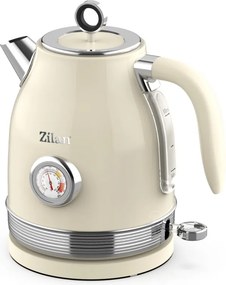 Fierbator Retro Zilan ZLN1184, 2200W, 1.7L, baza detasabila 360 , indicator luminos, protectie fierbere uscata, ON OFF automat sau manual