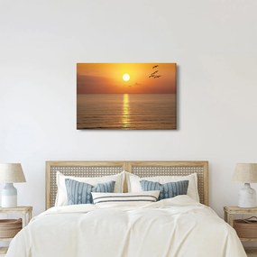 Tablou - Apus de soare peste ocean (90x60 cm)