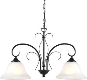 Globo 68410-2 - Lustra cu lant ARIES 2xE27/60W/230V