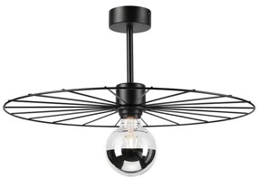 Lustră pe tijă MONTANA 1xE27/15W/230V d. 45 cm negru