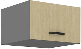 Dulap superior de bucătărie Scarmi 60 NAGU 36 1F (Antracit + Herringbone scandi). 1049772