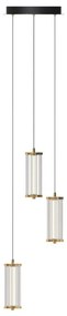 Lustra cu 3 pendule LED CCT si telecomanda Cally